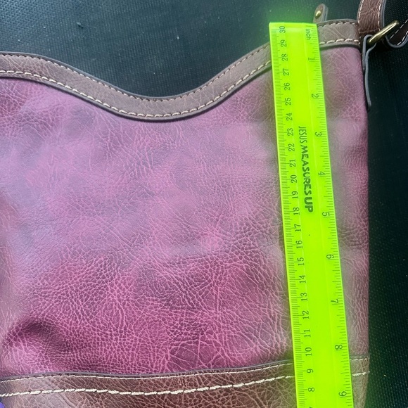 b.o.c. Pink and Brown Crossbody Bag - Picture 5 of 7